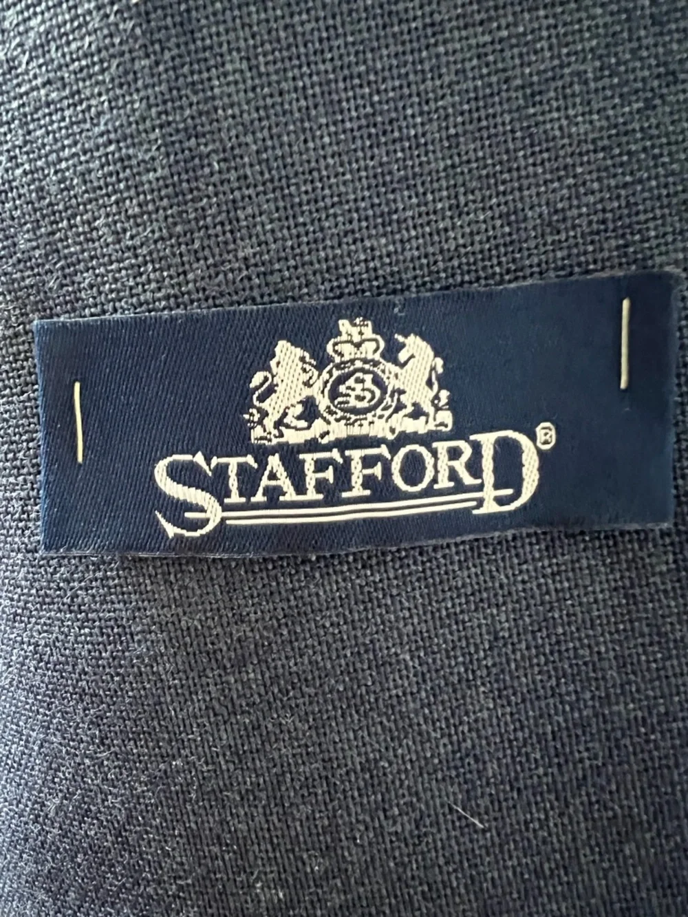 Stafford Navy Blue Men's Blazer, Size 42R